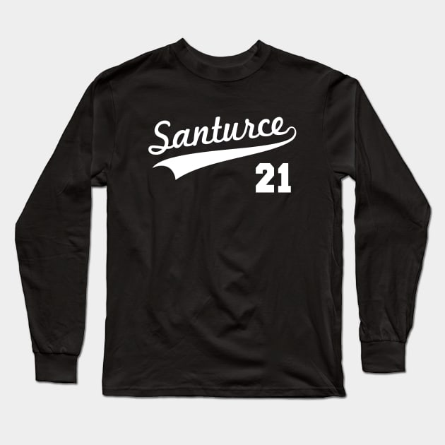 Santurce 21 Puerto Rico Baseball Long Sleeve T-Shirt by PuertoRicoShirts